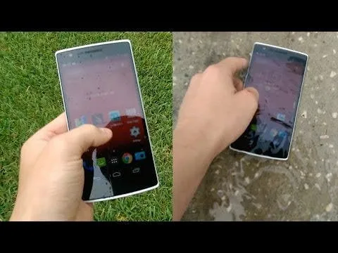 video what happens when the oneplus one takes a dip in a puddle of water gizchina com