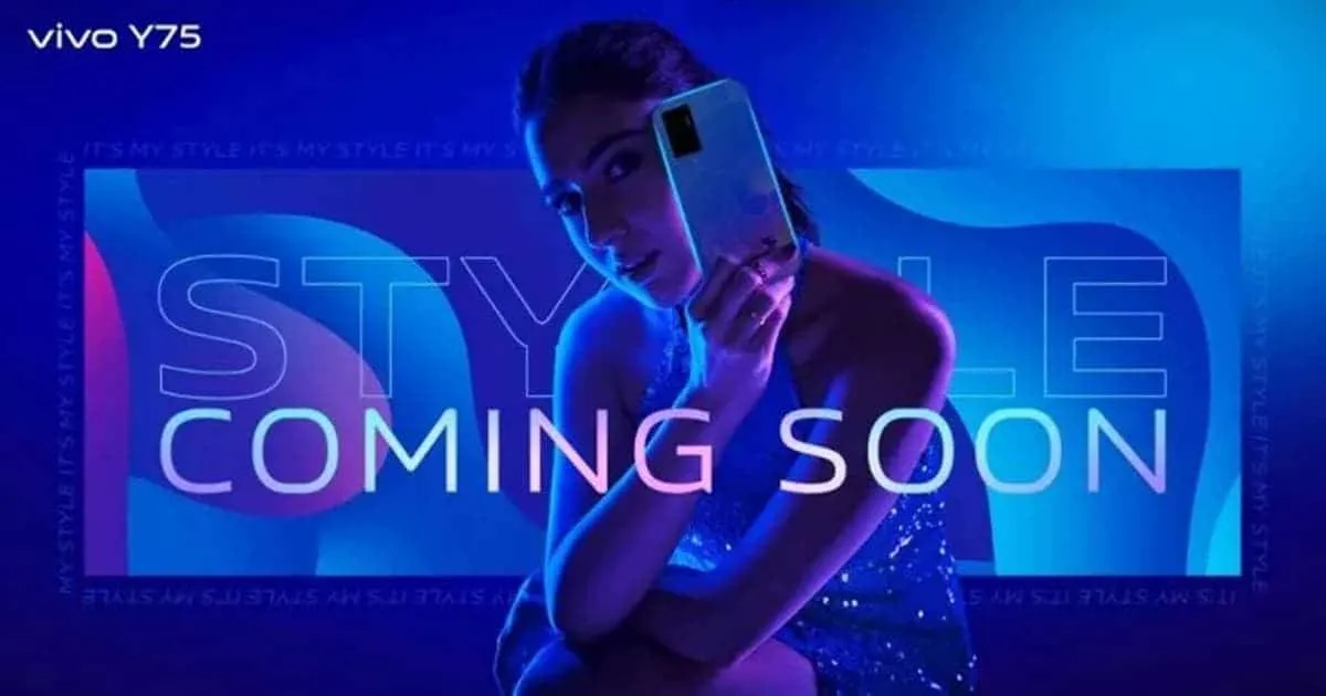 vivo y75 india launch sara ali khan teaser