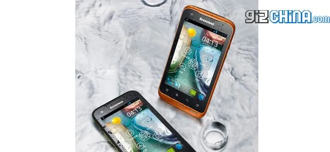waterproof lenovo a66o android ics phone