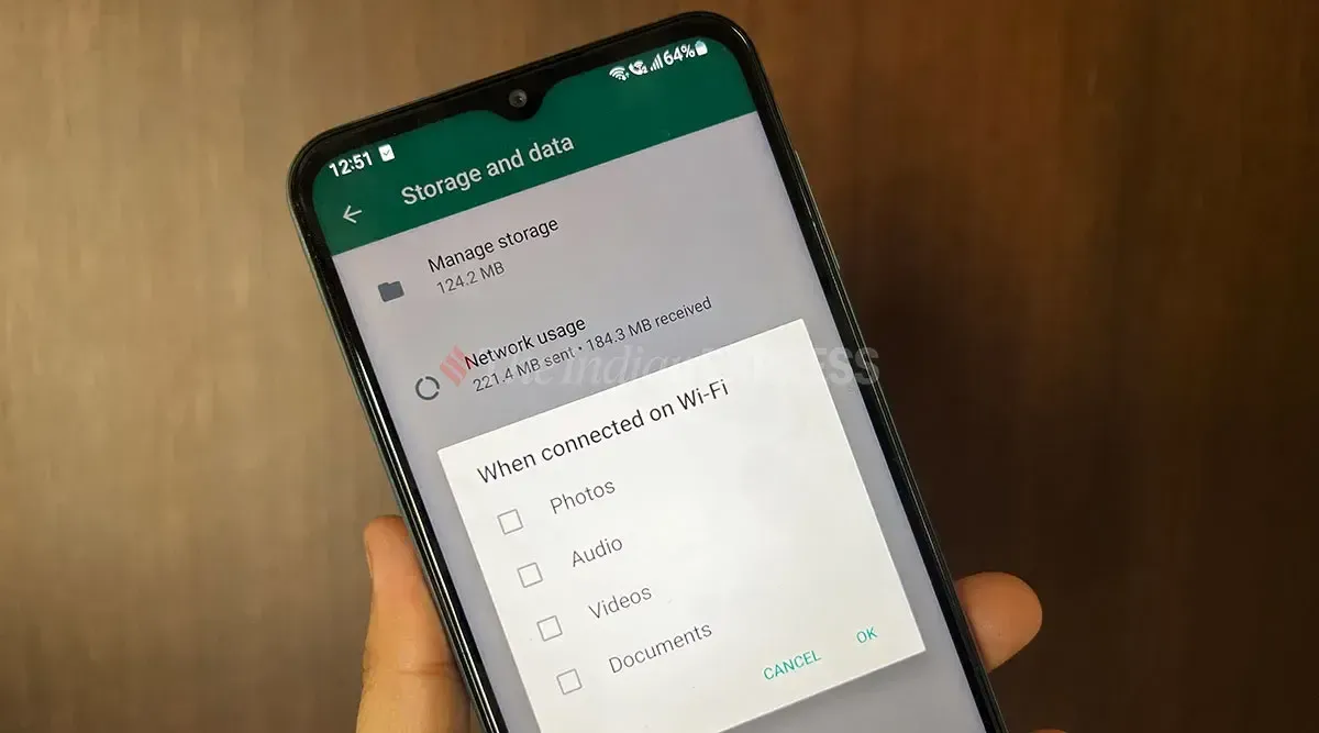 whatsapp storage ftr