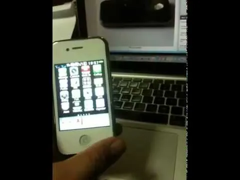 white iphone 5 caught on video