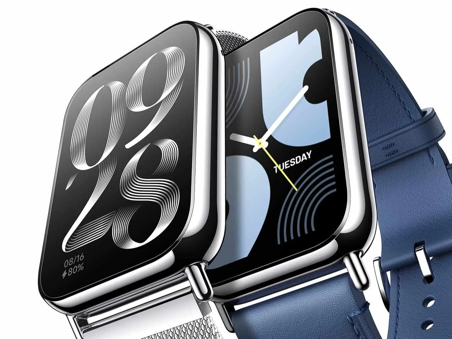 xiaomi band 8 pro mit riesigem display im apple watch stil startet zum mix fold 3 launchevent