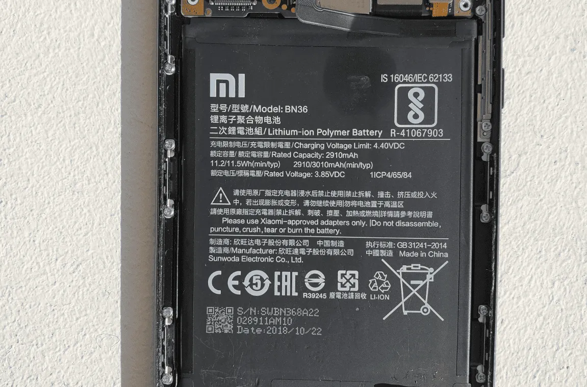 xiaomi battery