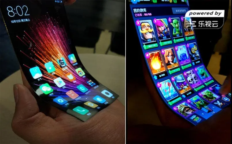 xiaomi bendable display concept screengrab