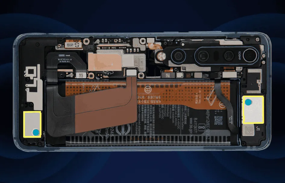 xiaomi mi 10 battery teardown