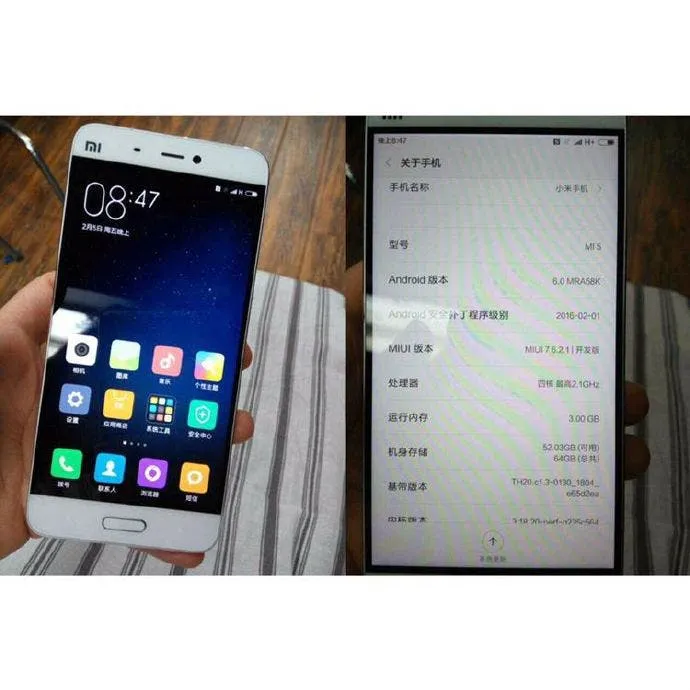 xiaomi mi 5 live images