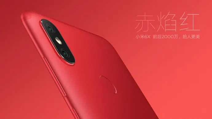 xiaomi mi 6x red flame 1