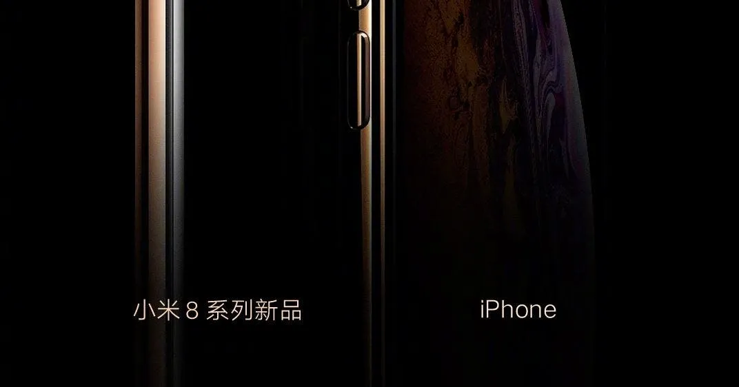 xiaomi mi 8 and iphone