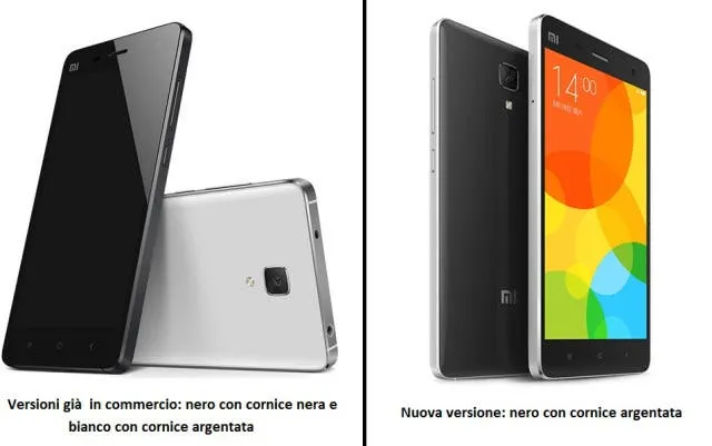 xiaomi mi4 silver wings