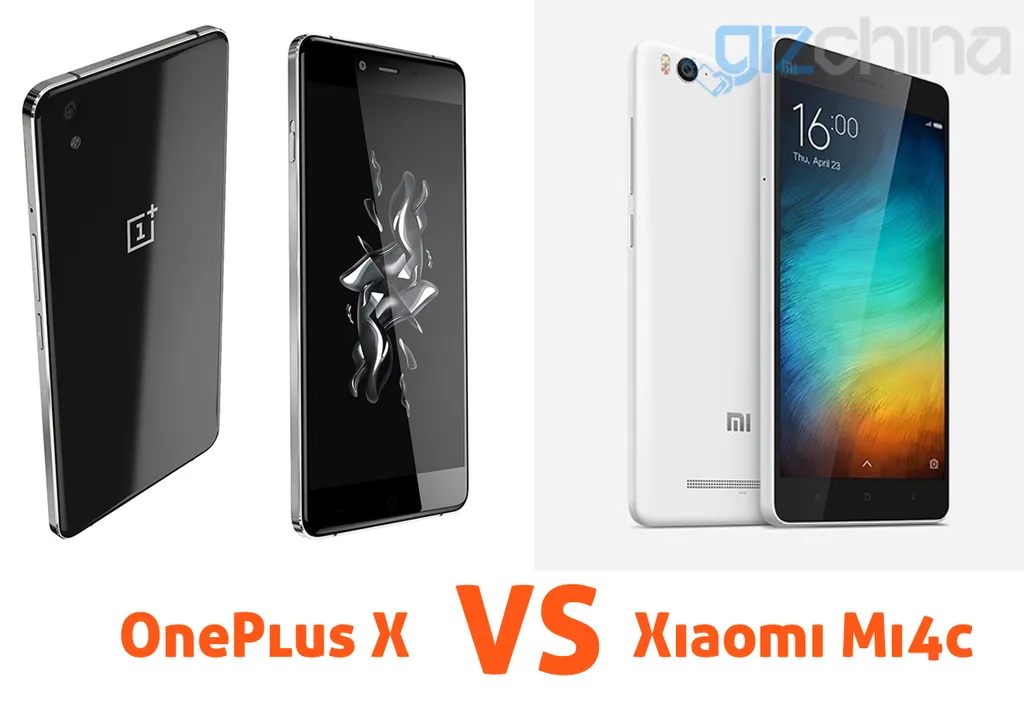 xiaomi mi4c vs oneplus x 1024