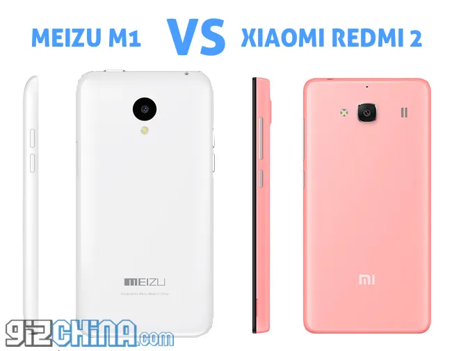 xiaomi redmi 2 vs meizu m1