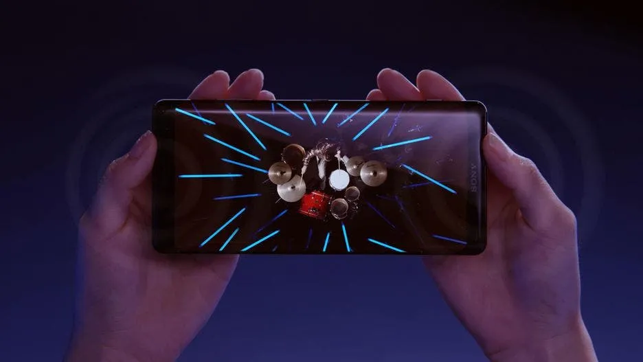 xperia xz3 fronthoriz black