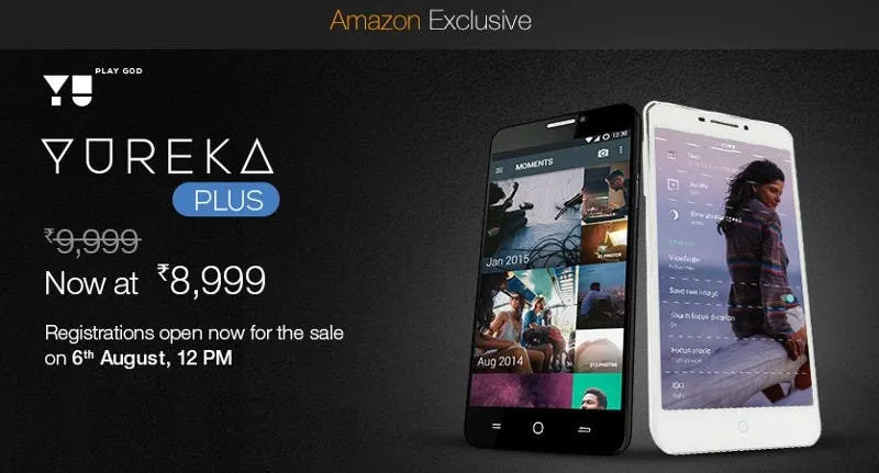 yu yureka plus price cut