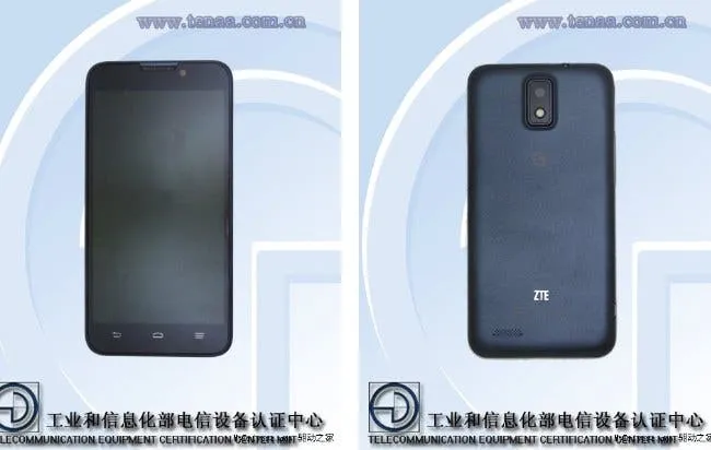 zte u935 5 inch phone spotted in china