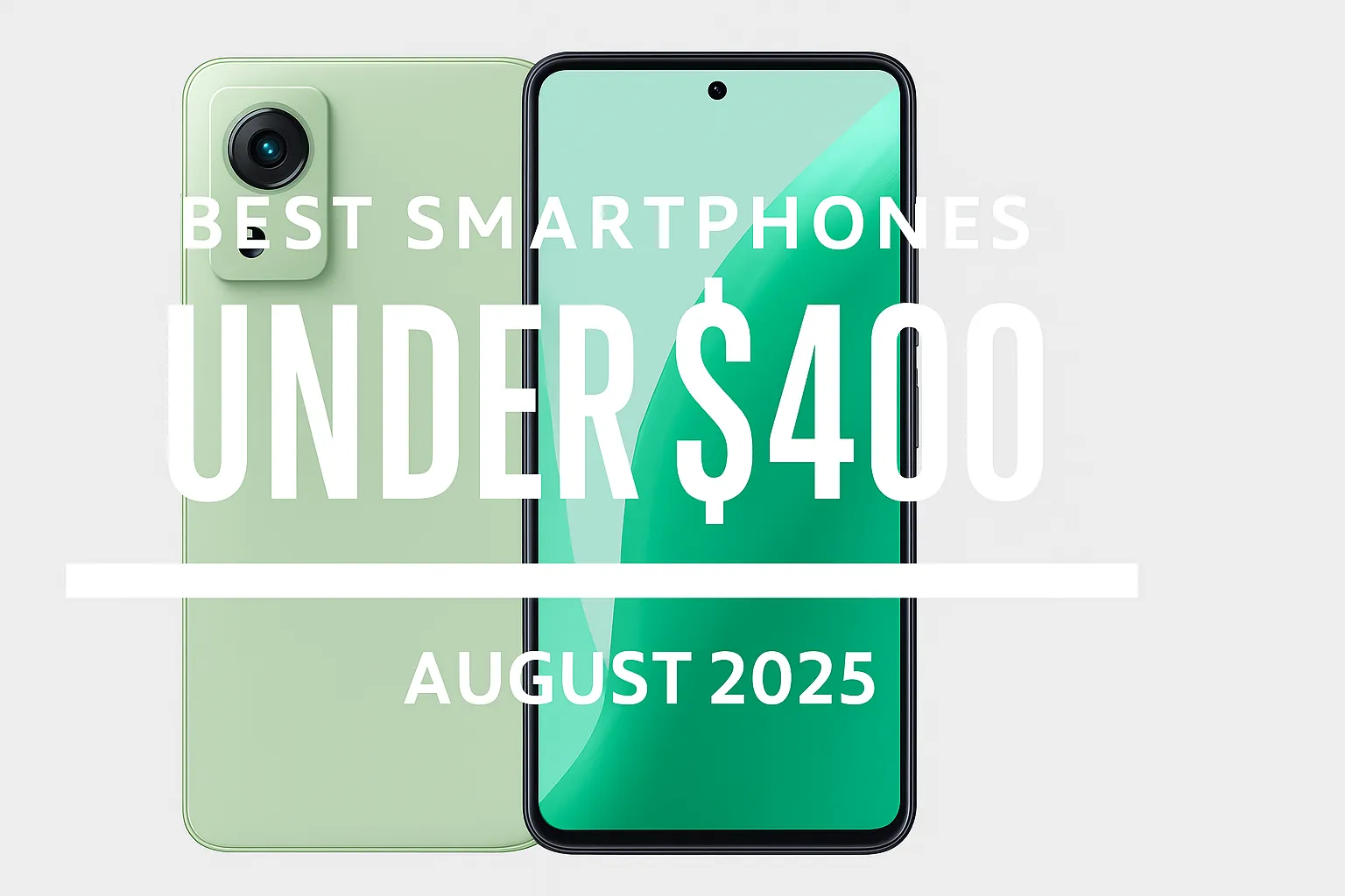 Best Smartphones Under $400 - August 2025