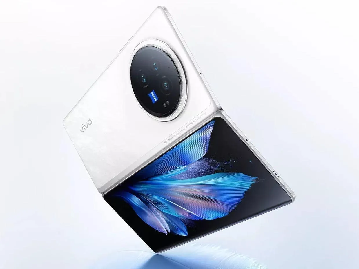 vivo X Fold5 折りたたみ式 ホワイト 12+256 Vivo X Fold 5: World's Lightest Foldable with Huge Battery