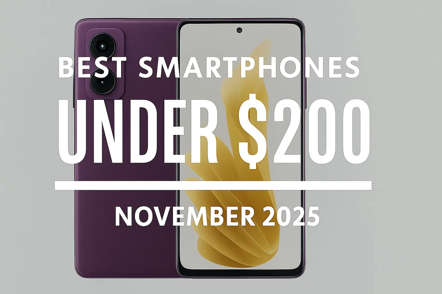 Best smartphones under $200 – November 2025