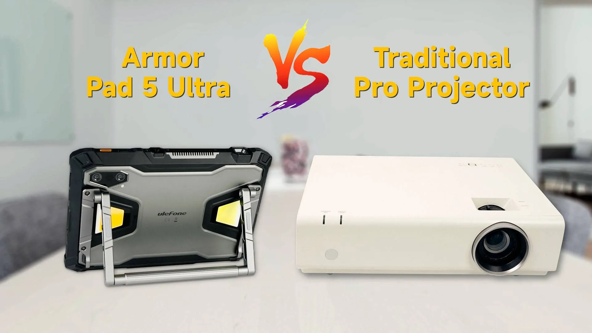 Ulefone Armor Pad 5 Ultra vs Traditional Projector (1)