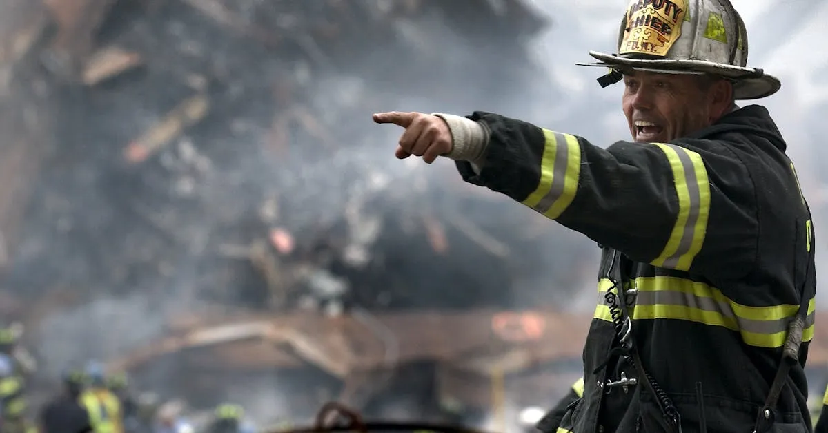 fireman firefighter rubble 9 11 70573