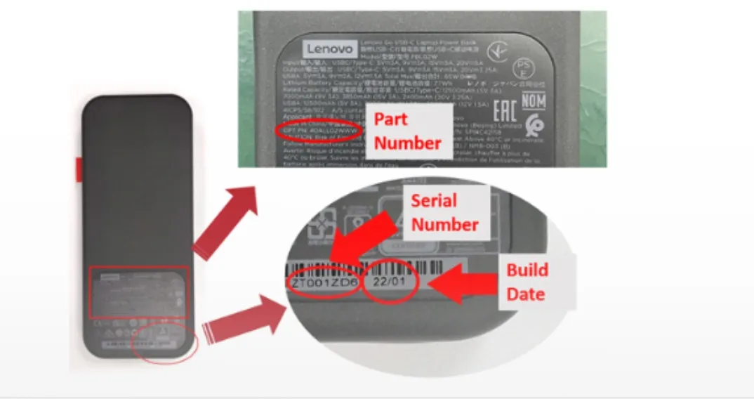 lenovo powerbank terugroepactie