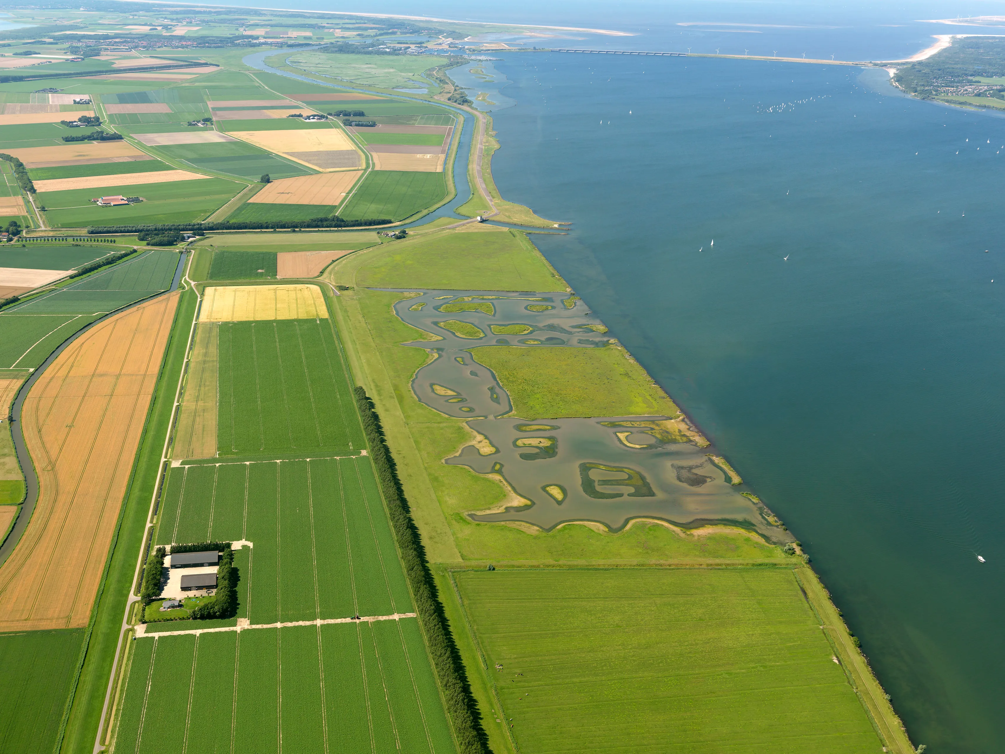 luchtfoto deel gebied noordrand