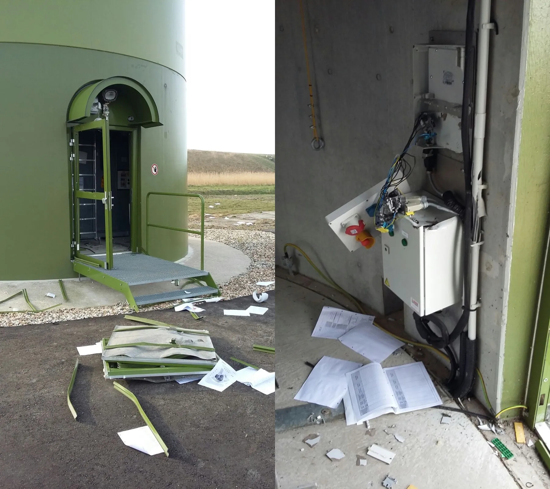 vandalisme windturbines