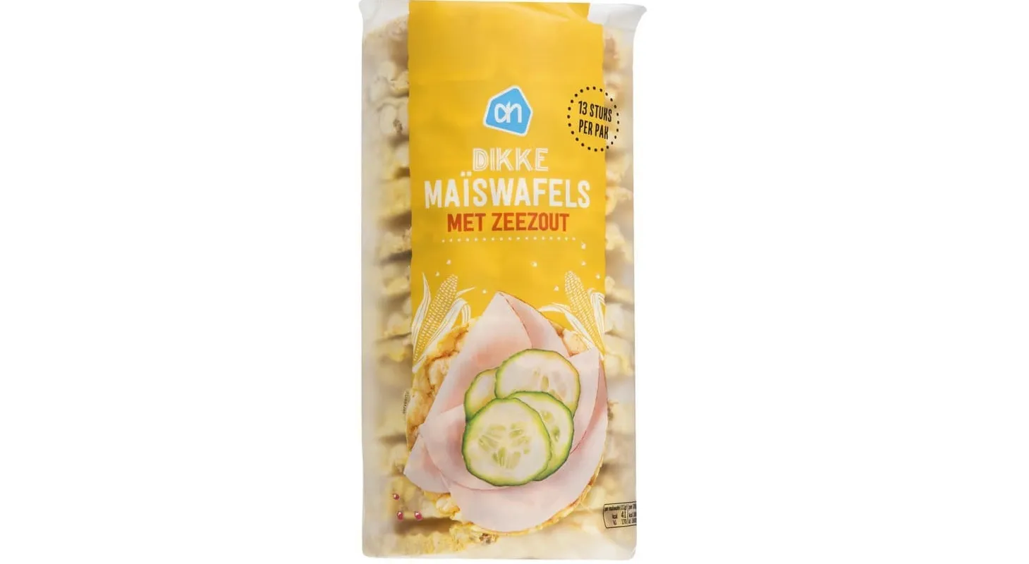 albert heijn dikke maiswafels zeezout