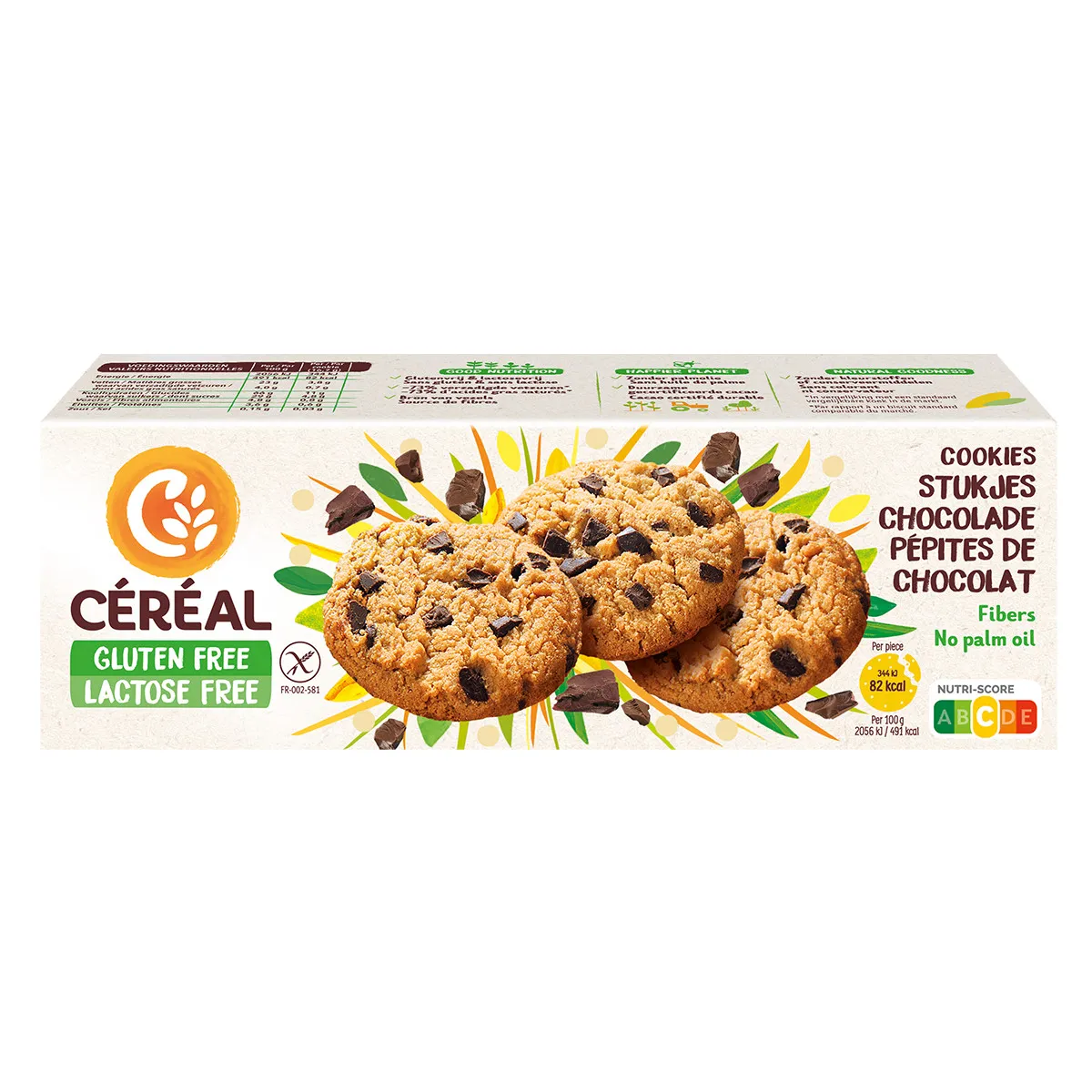 cereal koekjes met stukjes chocolade glutenvrij 1