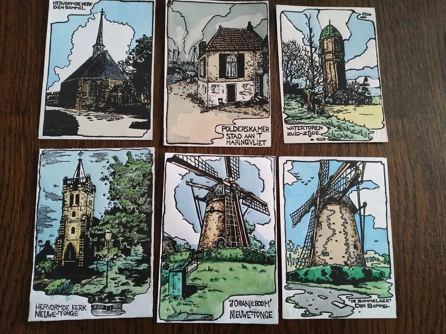 collage deel van het werk van vince trommel