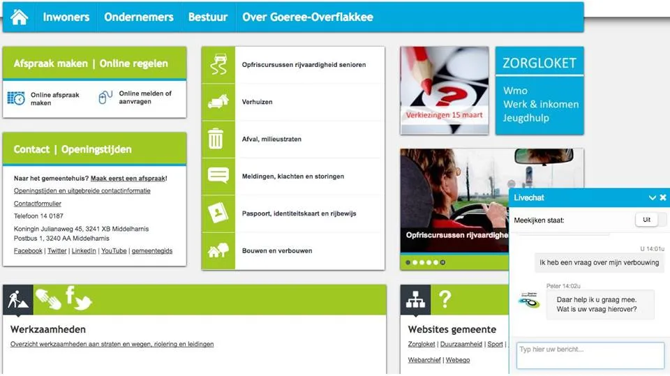 gemeente chat