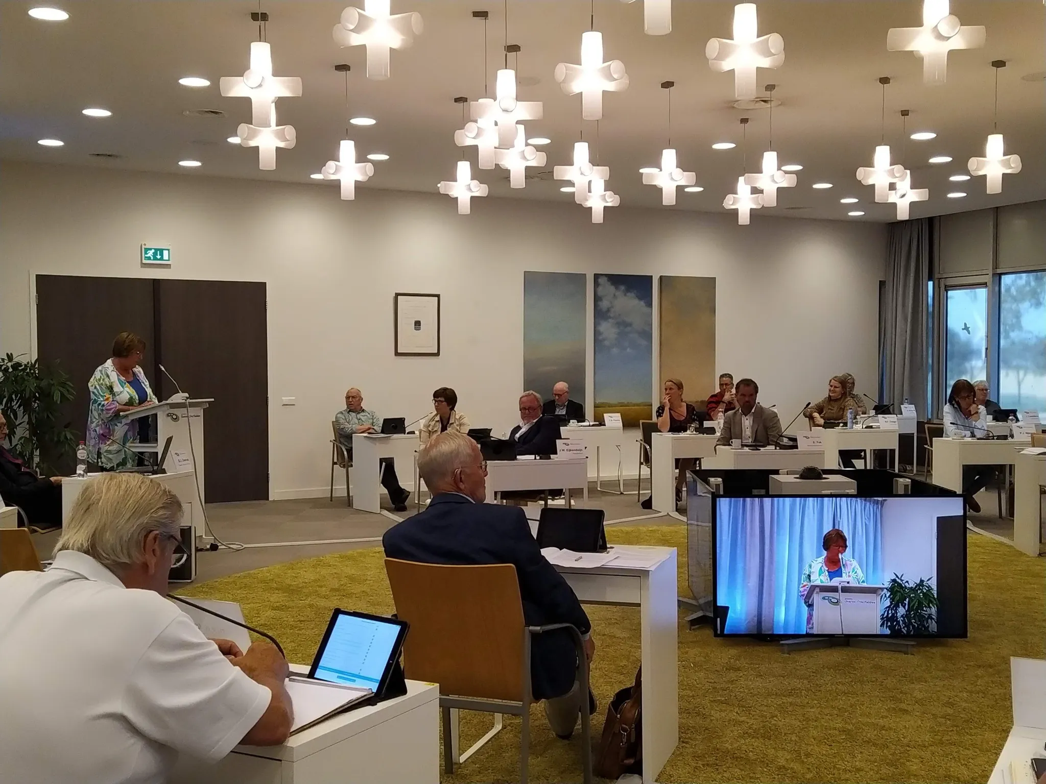 gemeenteraadsvergadering rondeel