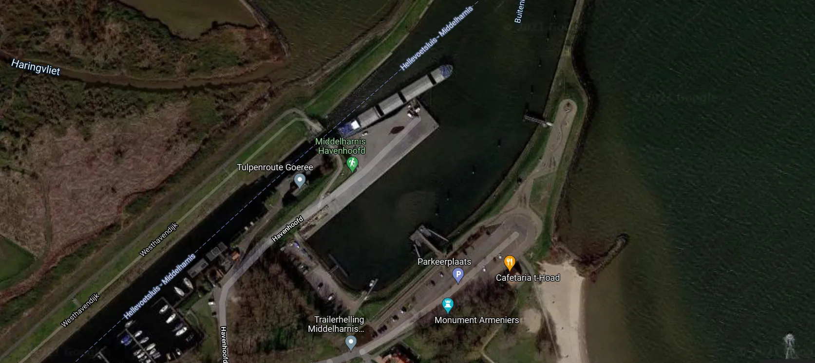 havenhoofd middelharnis