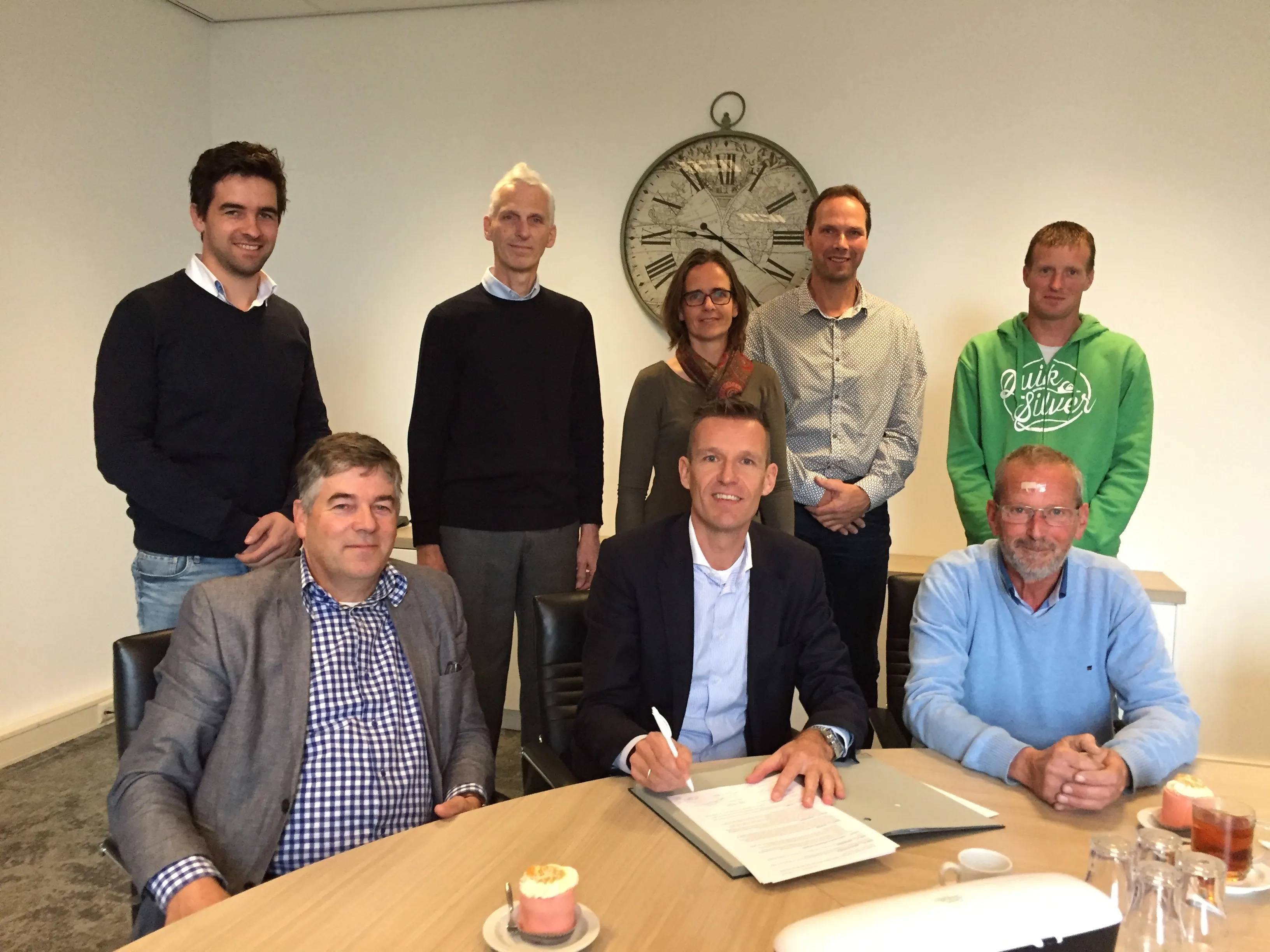ondertekening grondovereenkomsten kraaijenissepolder