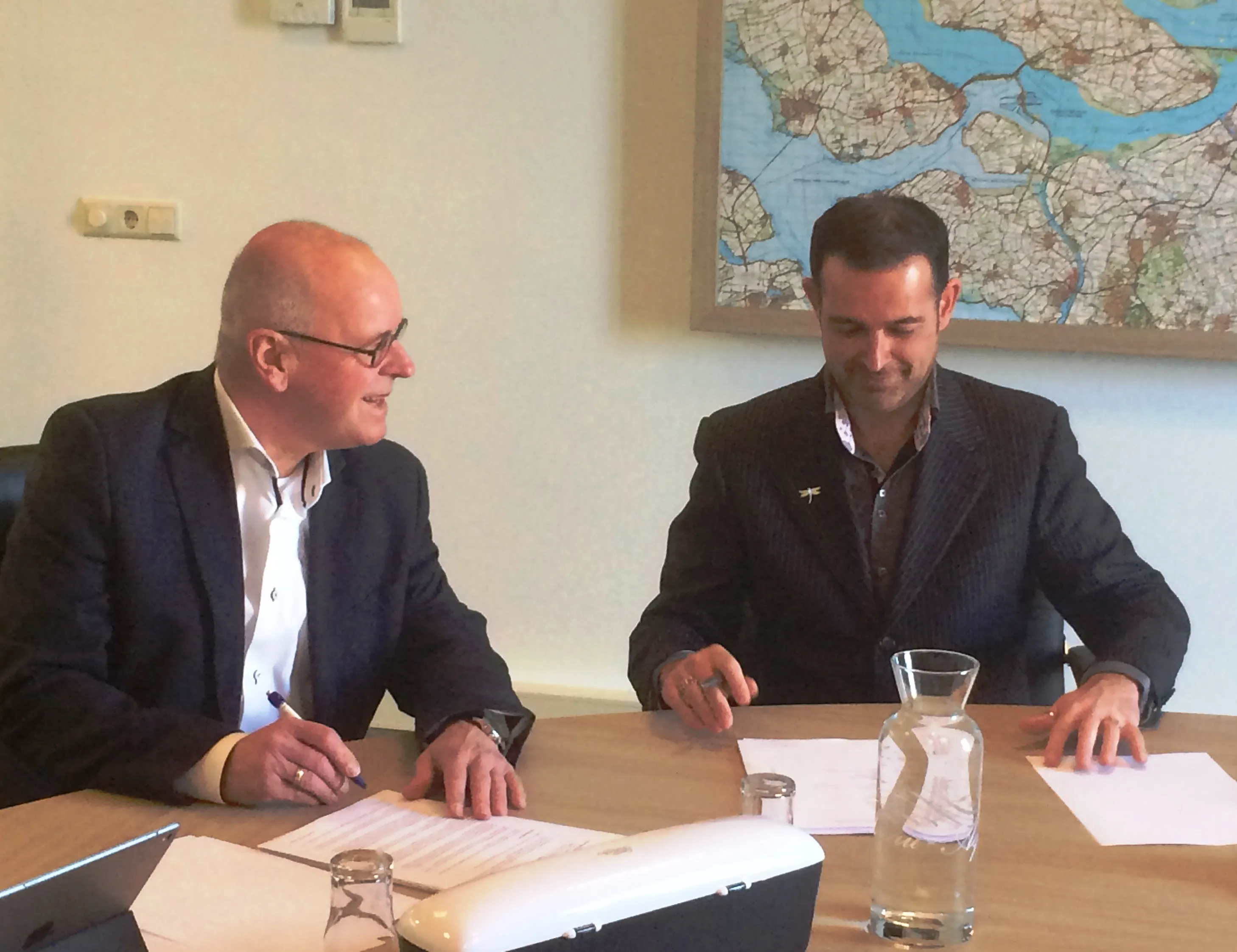 ondertekening samenwerkingsovereenkomst ouddorp bad