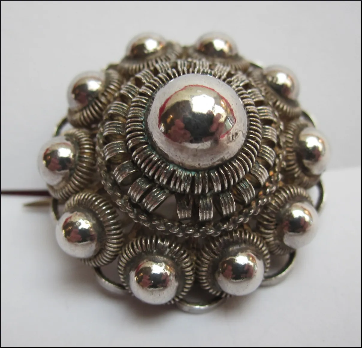 zilver broche