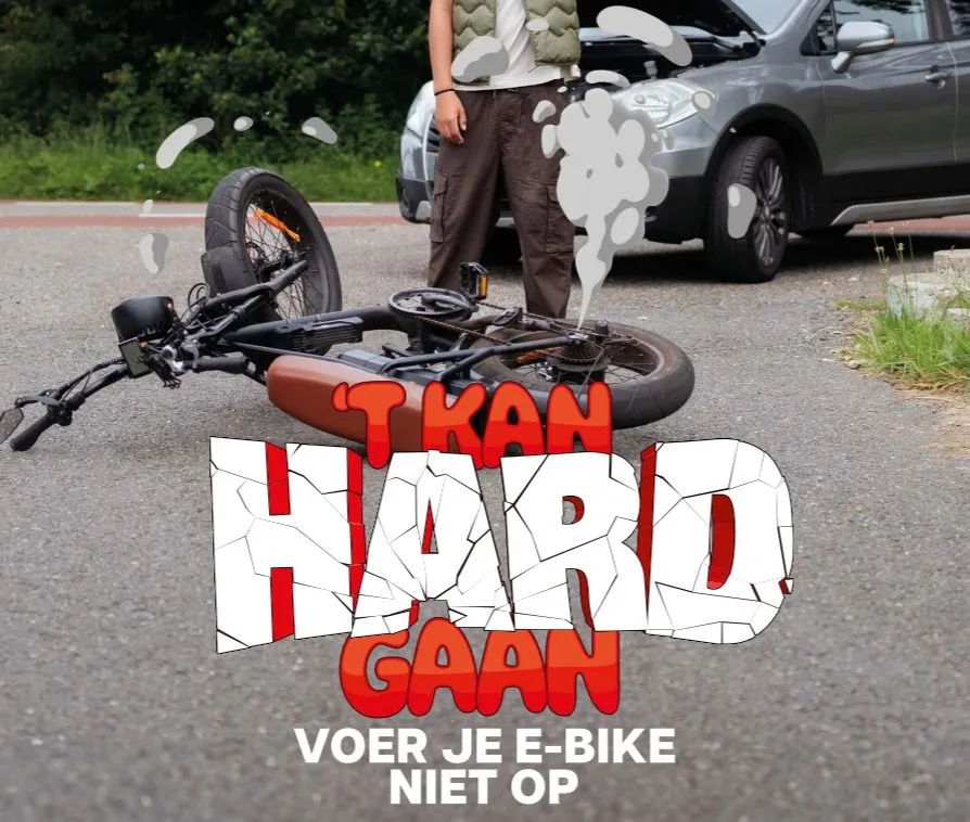 t kan hard gaan opvoeren e bikes fatbikes campagne