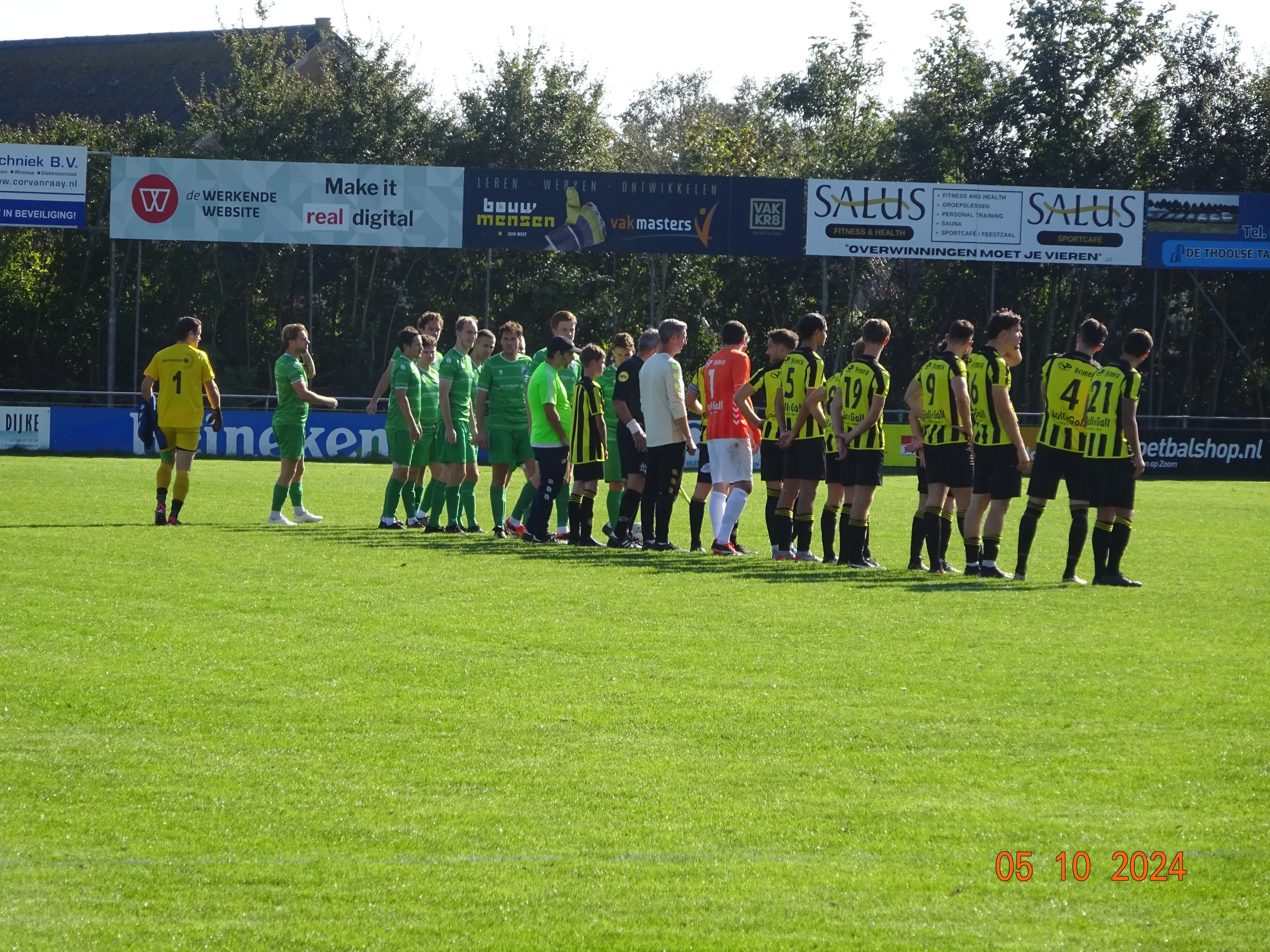 dbgc tegen tholense boys