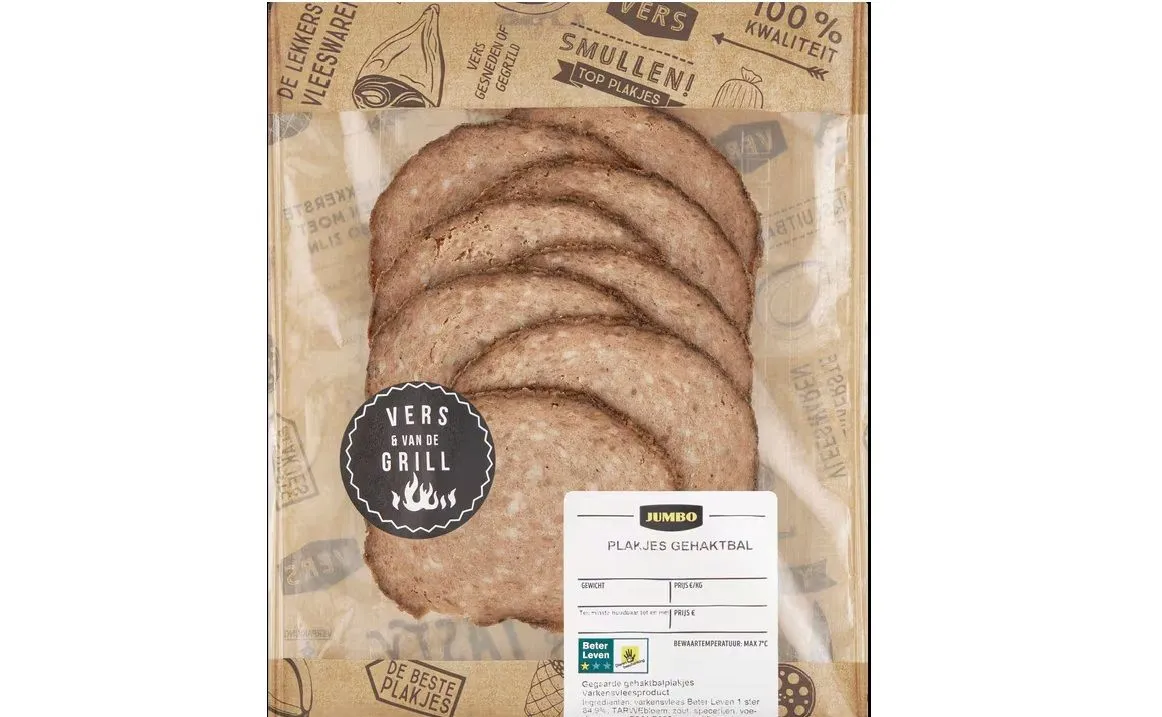 jumbo plakjes gehaktbal