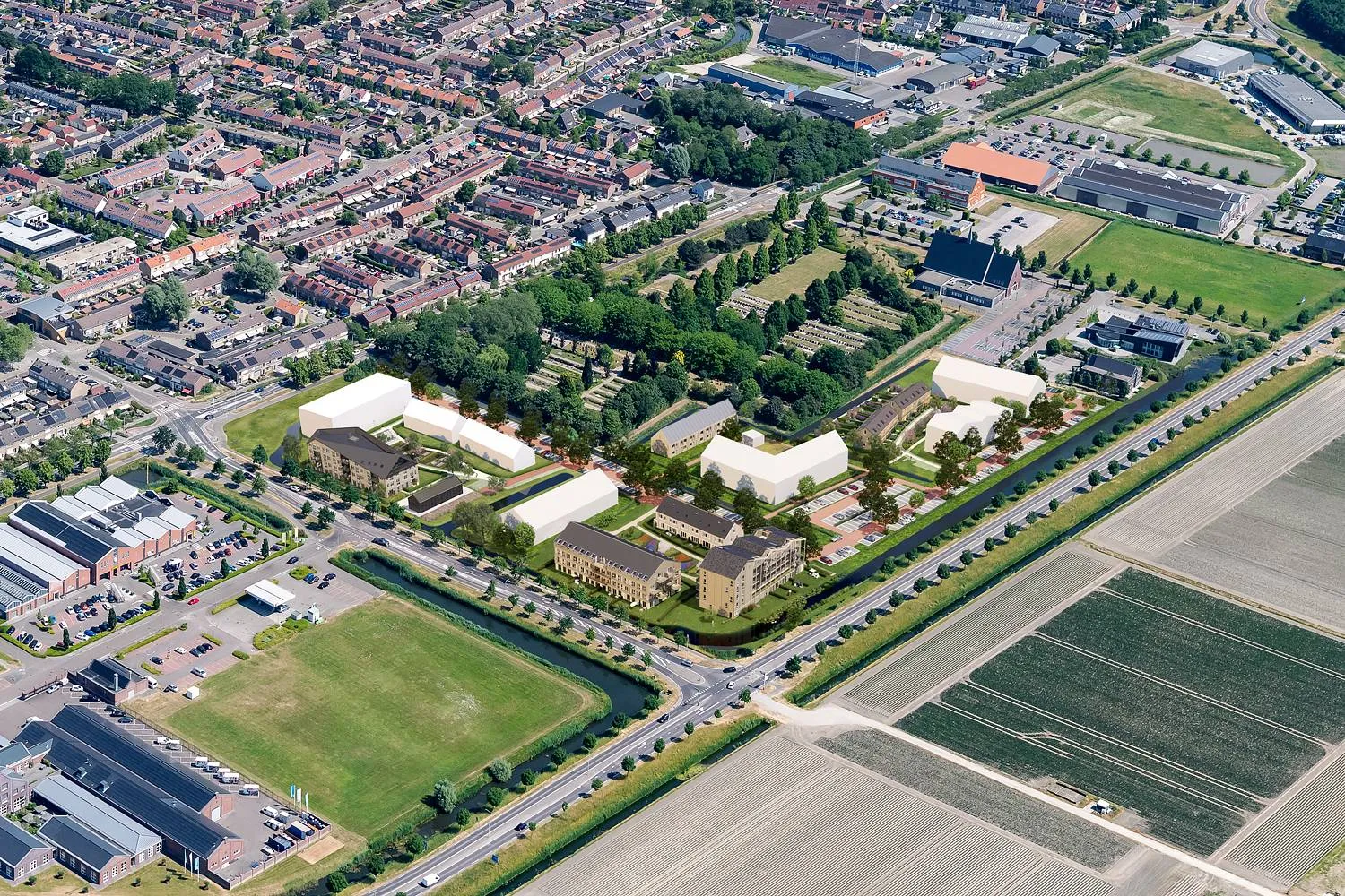 Rijwonigen De Vijg - vogelvlucht