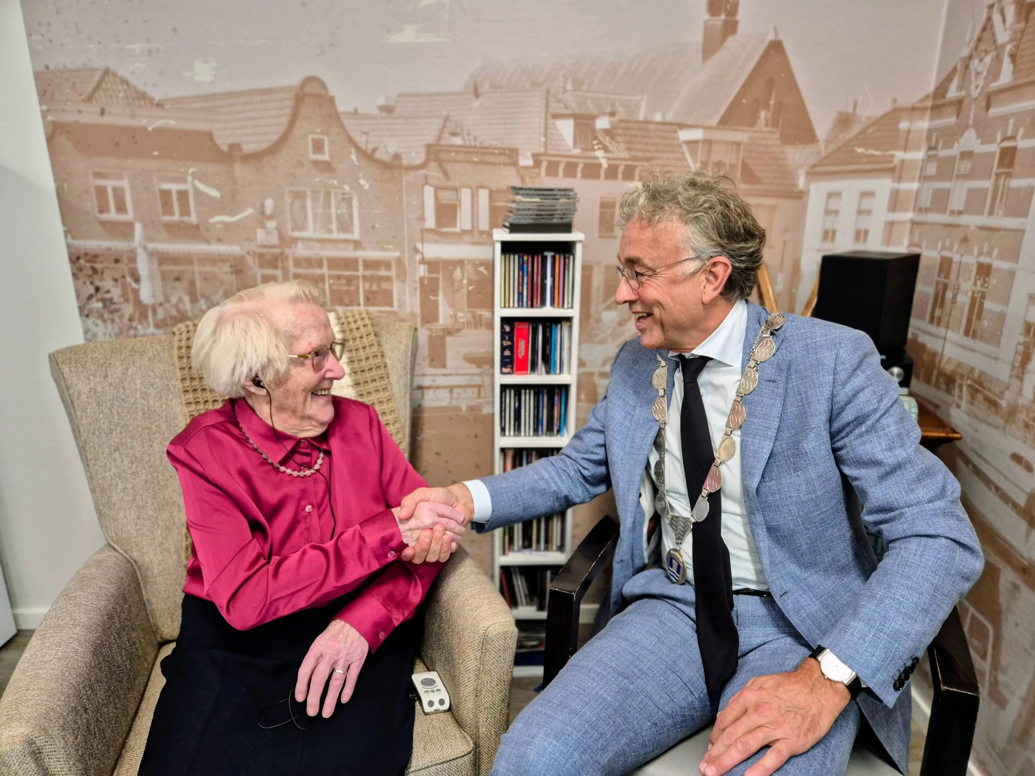 Persfoto - mevrouw Jonker-Martinus