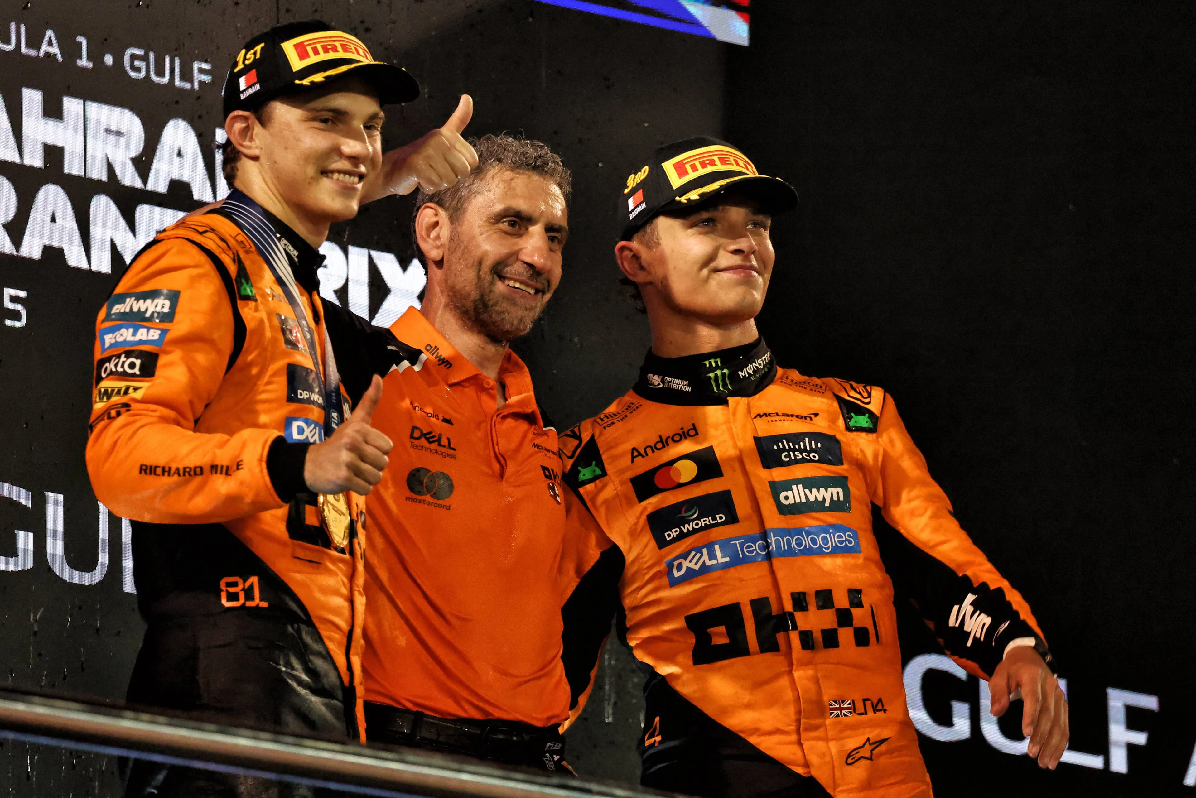 McL BAH podium