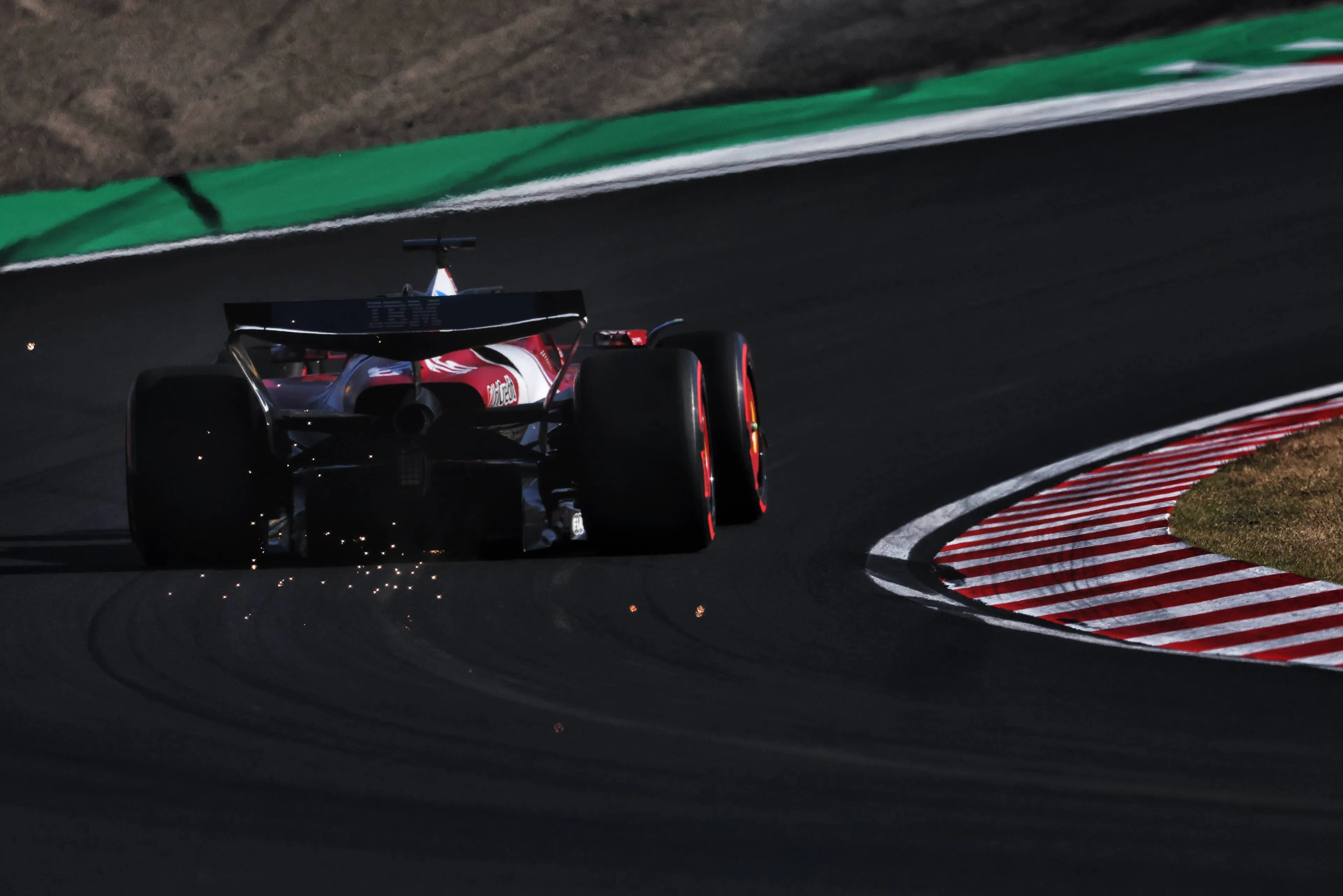 leclerc at suzuka during fp2
