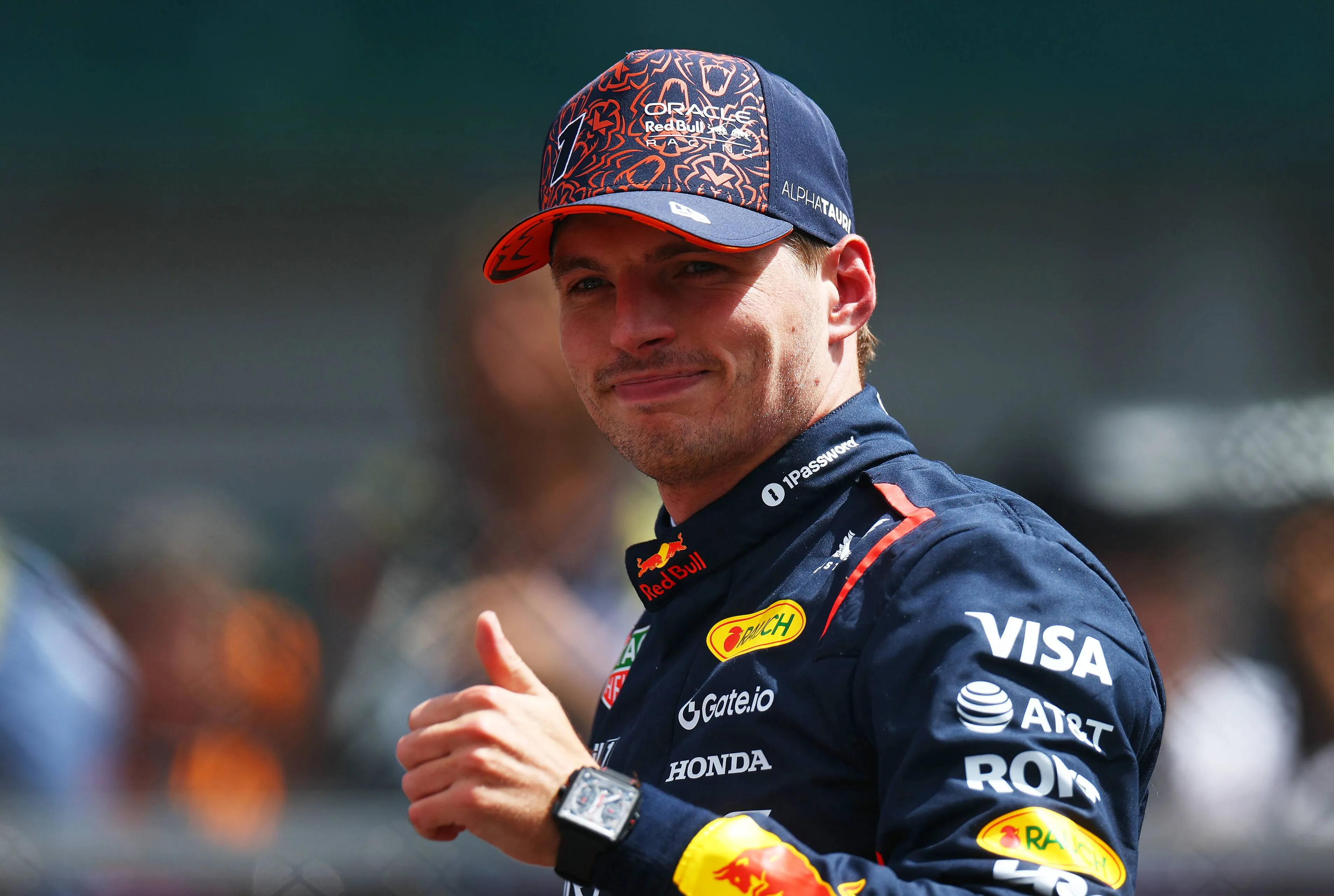 Blije Max Verstappen na zege in belgië
