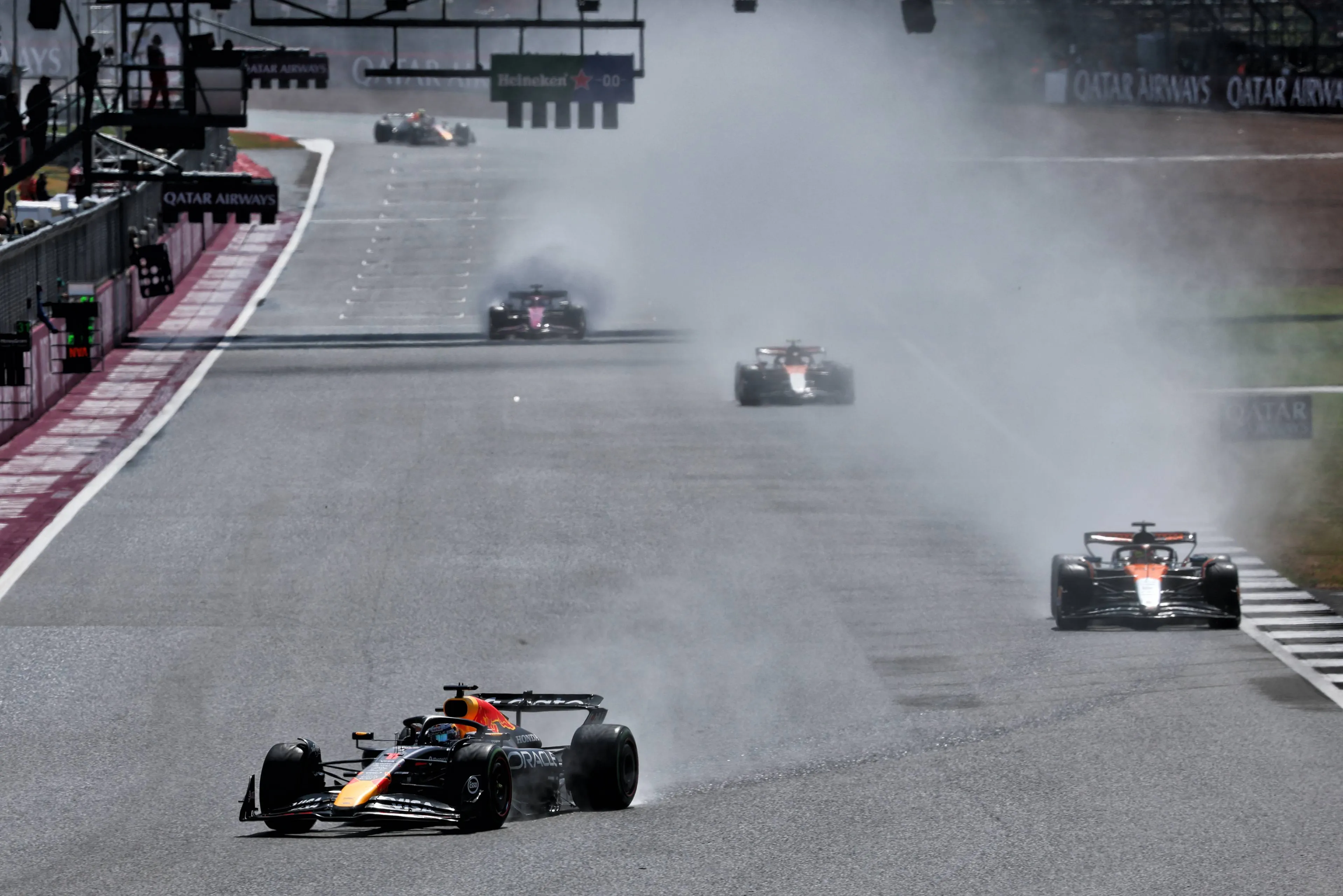 Max Verstappen at the British Grand Prix