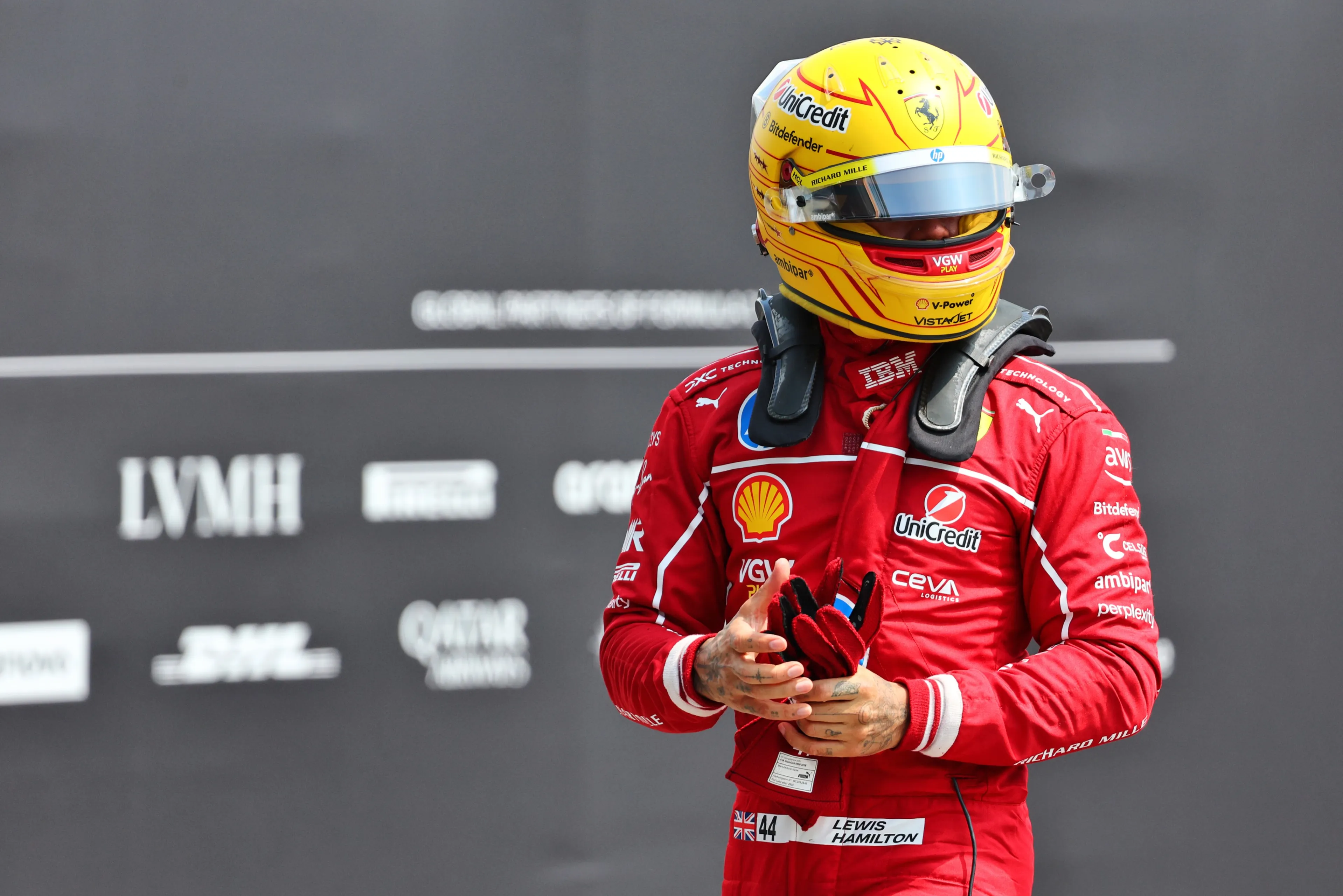 Lewis Hamilton in Hungary
