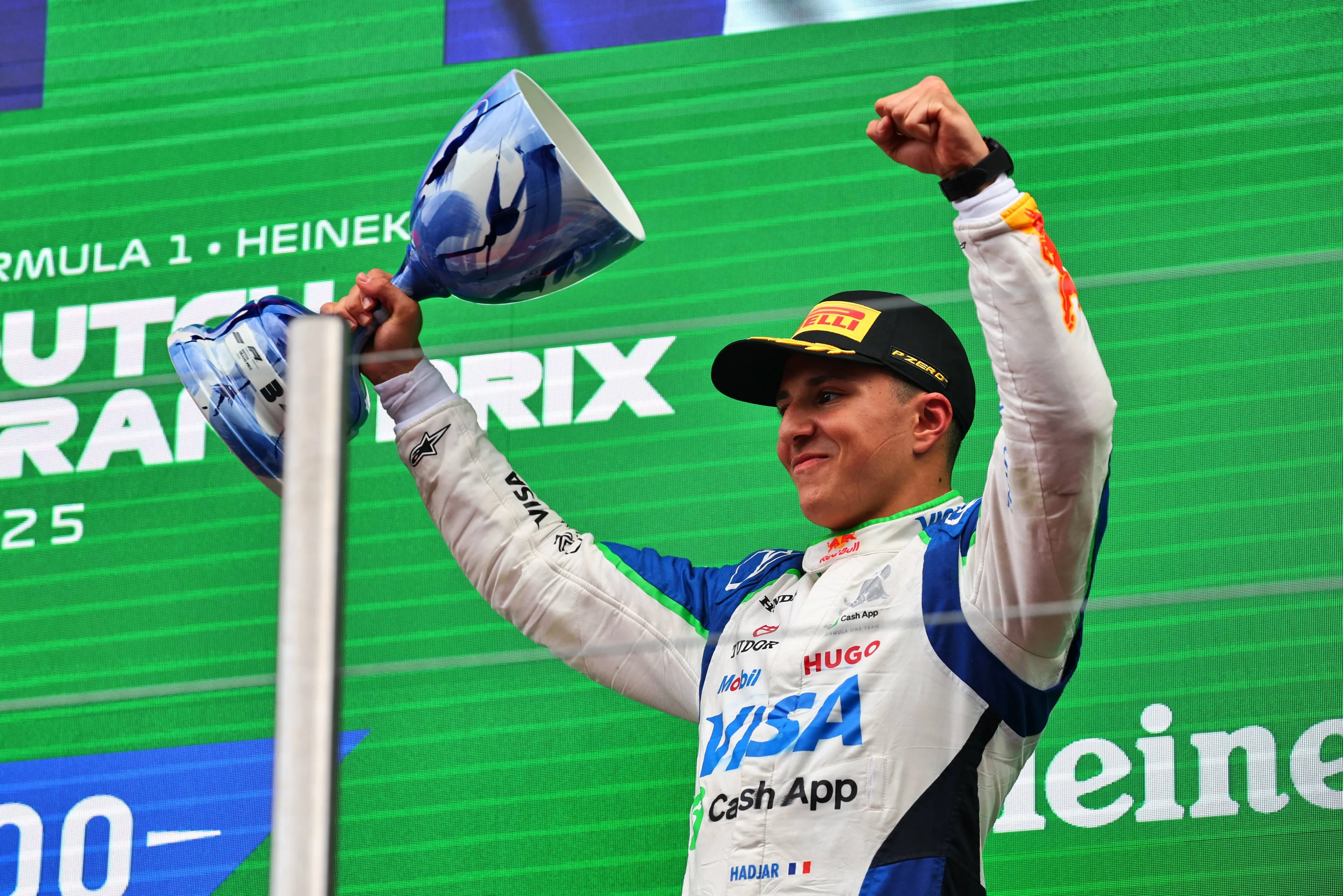 Isack Hadjar Racing Bulls Dutch Grand Prix Podium
