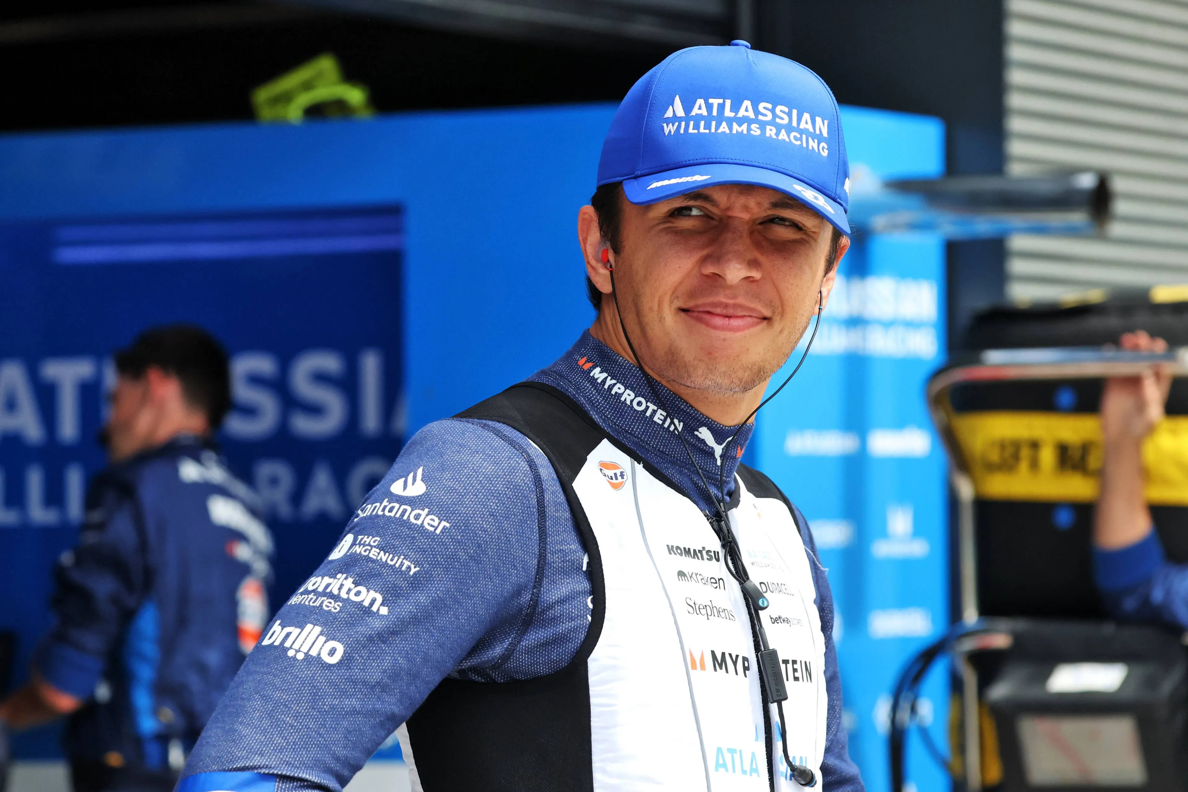 Alex Albon Williams logo cap