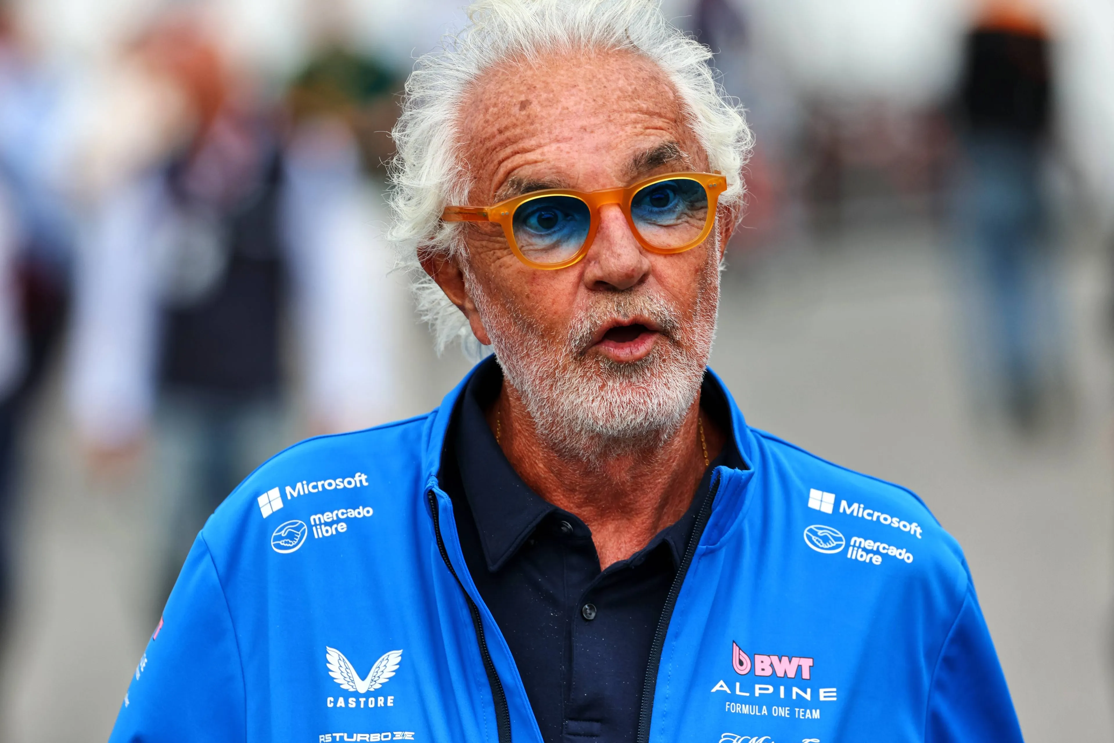 Flavio Briatore during the Dutch Grand Prix. Photo: RacePictures.