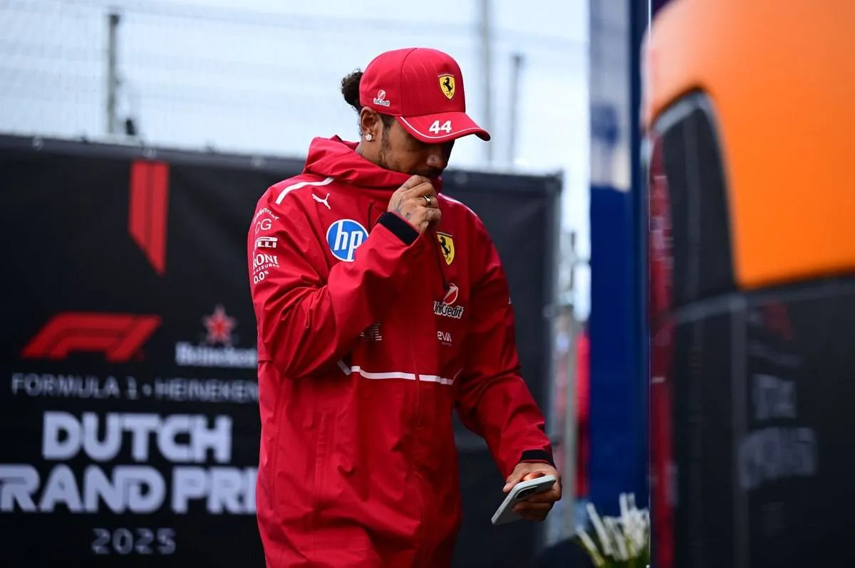 Ferrari driver Lewis Hamilton