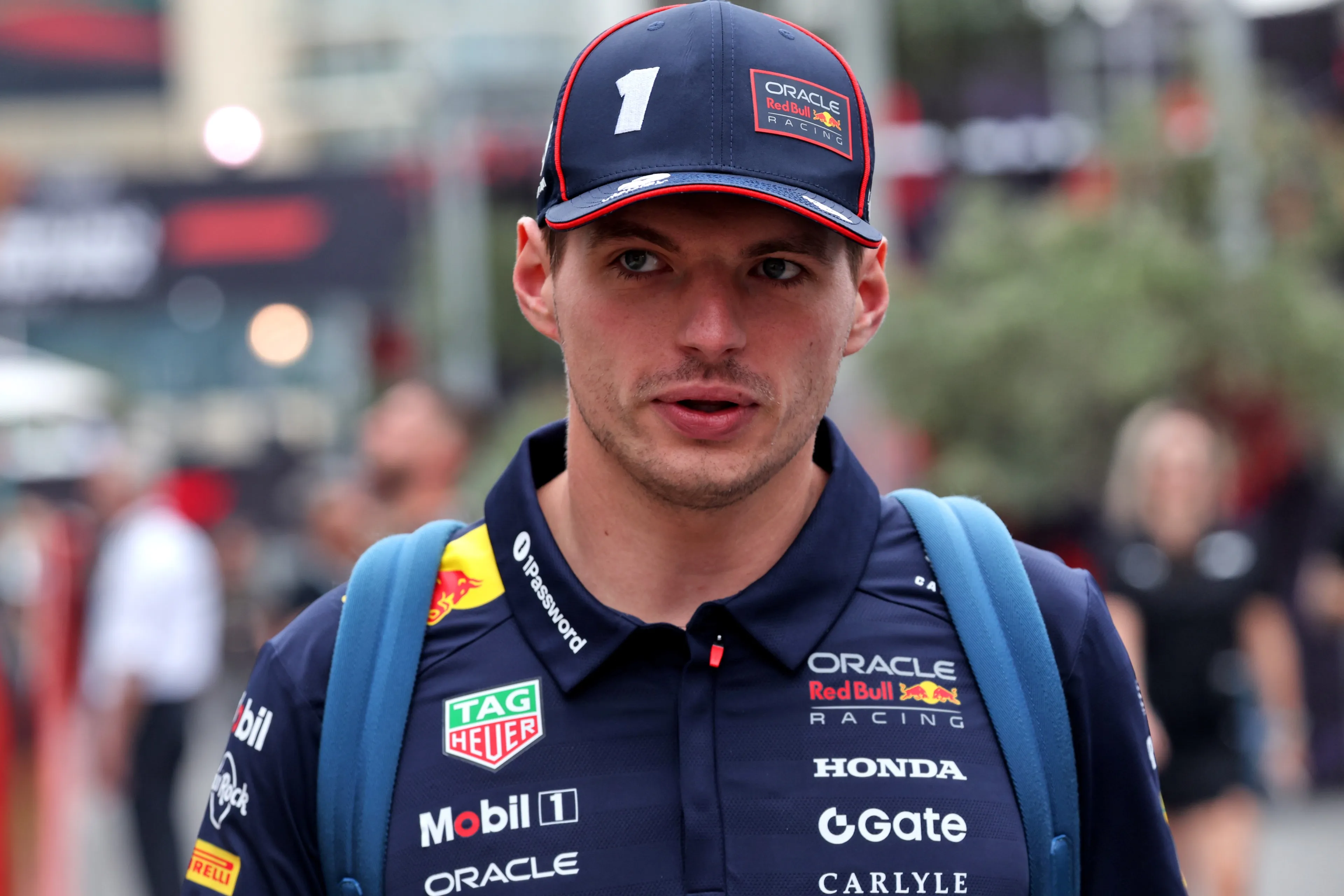 verstappen baku paddock
